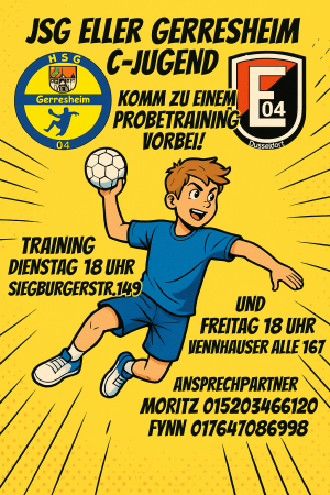 Handball Probetraining C-Jugend